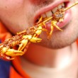 food-on-a-stick Food on a stick can be a delicacy in some countries or an everyday food in others. Check out these weird foods!... photo by magical-world on Flickr