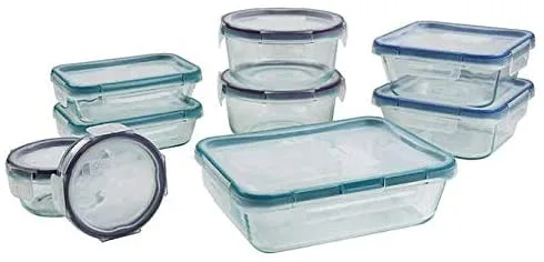 If you want a more natural looking color for your Snapware glass food storage containers, instead of green lids, these have only a subtle hint of color.