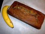 Homemade banana bread