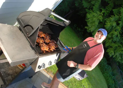 my husband does most of the grilling in our family