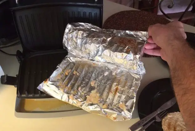 Clean Foreman Grill Foil