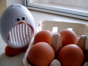 There are lots of great uses for an egg slicer... OTHER than for just slicing eggs! photo by by chatirygirl on Flickr
