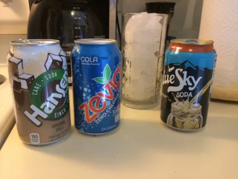 three organic sodas I reviewed