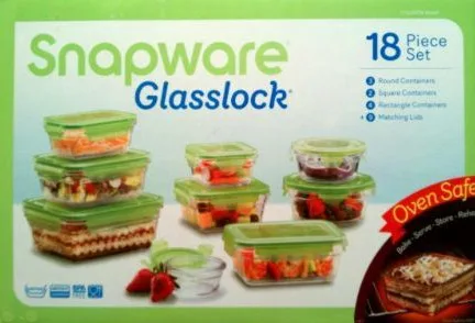 This is the original set of glass food storage containers that I bought 13 years ago and still use daily!