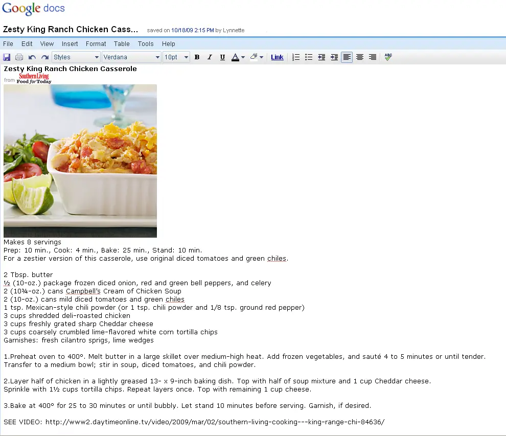 See Why Google Docs Is The Best Free Recipe Organizer The Food And Cooking Guide